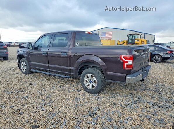 1FTEW1CG2JKE77862 2018 FORD F150 Brown Tył lewy
