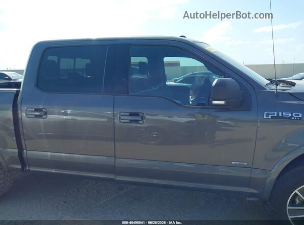 1FTEW1CG3HKC22969 2017 FORD F150 Серый Панорамный вид салона 360°