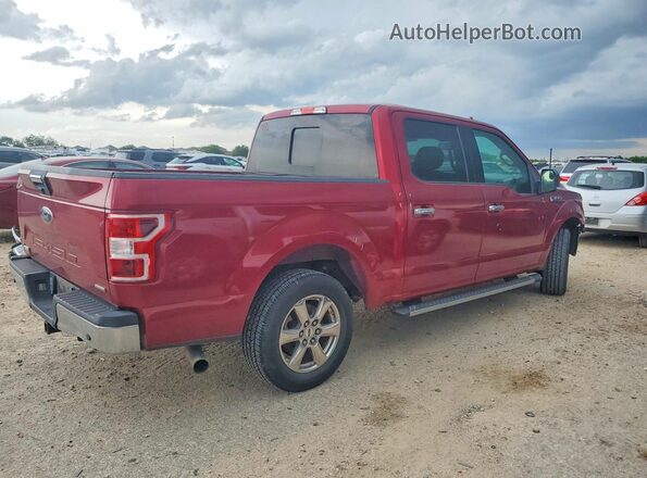 1FTEW1CG3JKC50616 2018 FORD F150 Red უკანა მარჯვენა