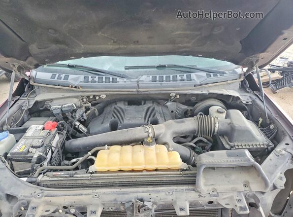 1FTEW1CG3JKC50616 2018 FORD F150 Red უკანა სალონის ხედი