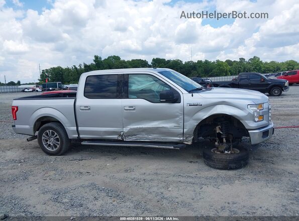 1FTEW1CG4HFA92855 2017 FORD F150 Silver Սալոնի հետևի տեսք