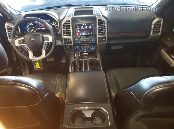 1FTEW1CG5GFD59189 2016 FORD F150 Black Առջևի վահանակի տեսք