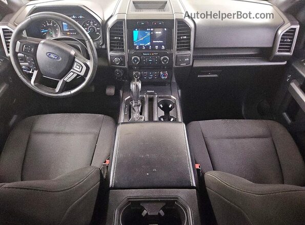 1FTEW1CG7JKE14031 2018 FORD F150 Gray Առջևի վահանակի տեսք