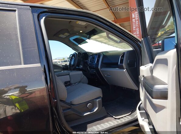 1FTEW1CG8GFA17283 2016 FORD F150 Black Widok wnętrza z przodu