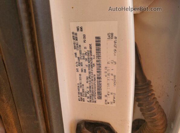 1FTEW1CG8GFC58678 2016 FORD F150 White Vista del compartimento del motor