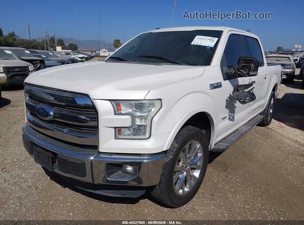 1FTEW1CG8GKD11550 2016 FORD F150 Белый Передняя левая четверть