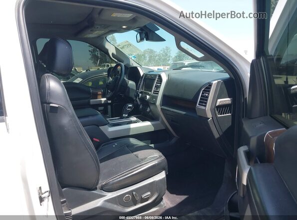 1FTEW1CG8GKD11550 2016 FORD F150 Белый Вид салона спереди