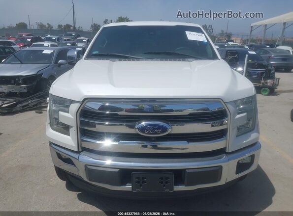 1FTEW1CG8GKD11550 2016 FORD F150 Белый Вид щитка приборов