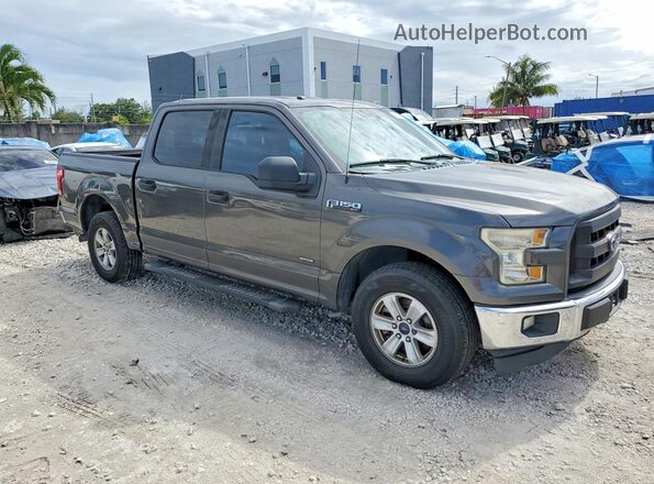 1FTEW1CG9HKC84733 2017 FORD F150 Gray 