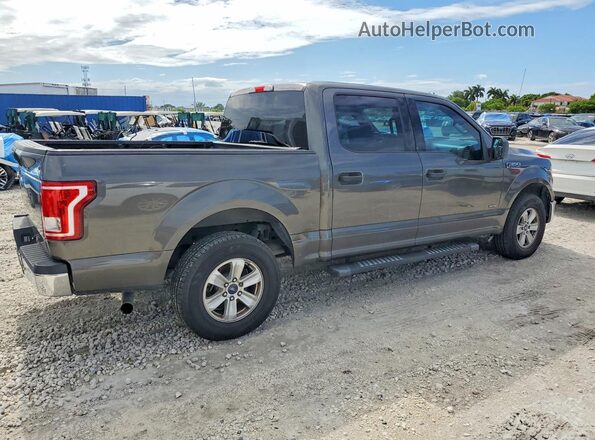 1FTEW1CG9HKC84733 2017 FORD F150 Gray 