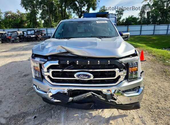 1FTEW1CP0NKD75157 2022 FORD F150 Серебряный Вид спереди