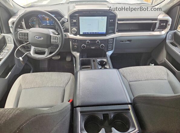 1FTEW1CP0NKD75157 2022 FORD F150 Серебряный Вид панели приборов