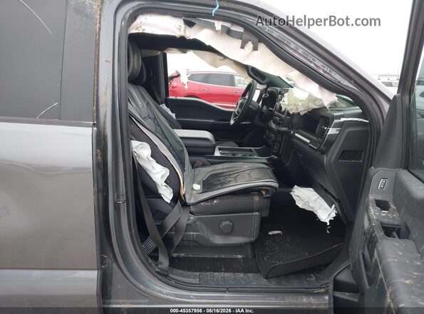 1FTEW1CP0NKE53291 2022 FORD F150 Серый Вид салона спереди