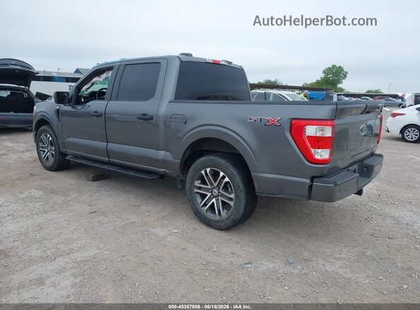 1FTEW1CP0NKE53291 2022 FORD F150 Серый Задняя левая четверть