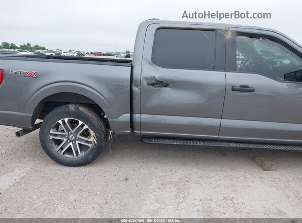 1FTEW1CP0NKE53291 2022 FORD F150 Серый Вид спереди