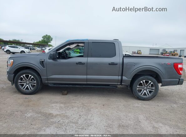 1FTEW1CP0NKE53291 2022 FORD F150 Серый Панорамный вид салона 360°