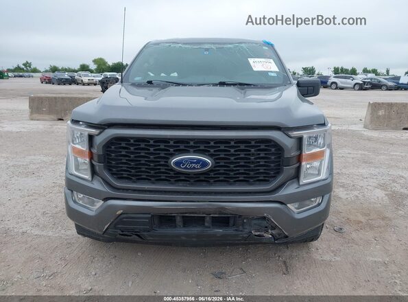 1FTEW1CP0NKE53291 2022 FORD F150 Серый Вид щитка приборов