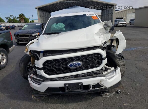1FTEW1CP0NKE58247 2022 FORD F150 White Вид спереду