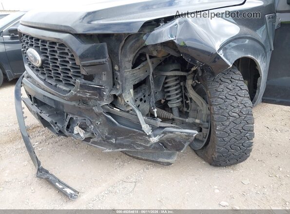 1FTEW1CP0PKD60435 2023 FORD F150 Black Front view