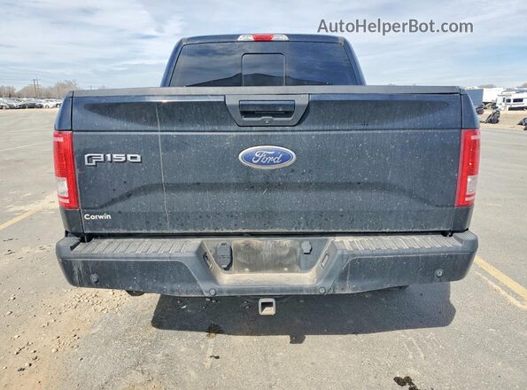 1FTEW1CP1GKF52852 2016 FORD F150 Gray უკანა ხედი