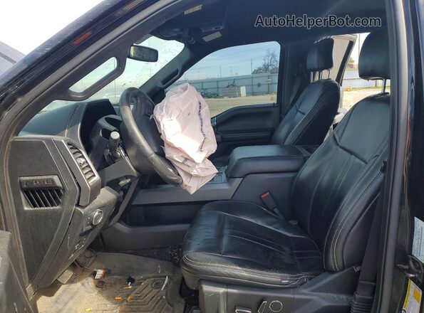 1FTEW1CP1GKF52852 2016 FORD F150 Gray წინა სალონის ხედი