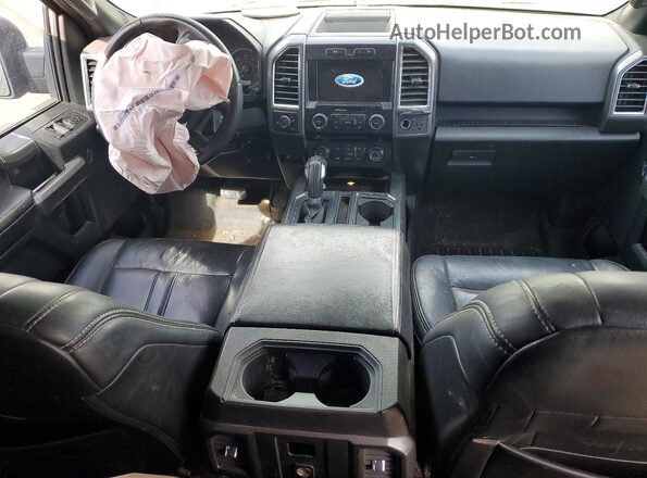 1FTEW1CP1GKF52852 2016 FORD F150 Gray წინა პანელის ხედი
