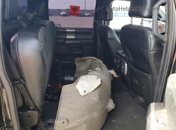 1FTEW1CP1GKF52852 2016 FORD F150 Gray უკანა სავარძლების ხედი
