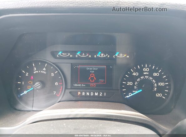 1FTEW1CP1HKE14083 2017 FORD F150 Black Vista de los asientos traseros