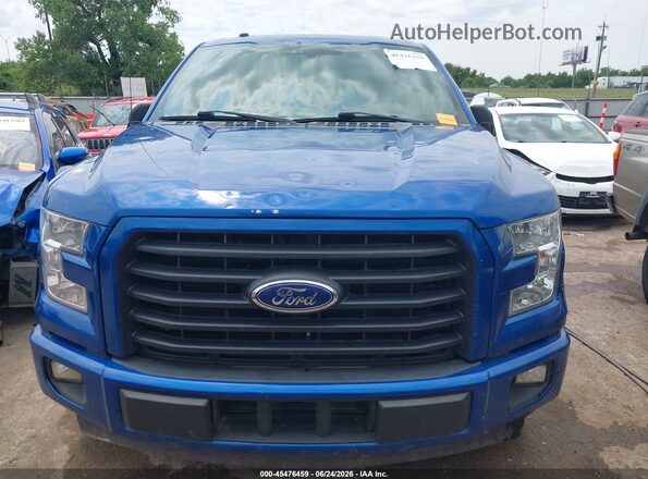 1FTEW1CP1HKE14083 2017 FORD F150 Black Vista del cuadro de instrumentos