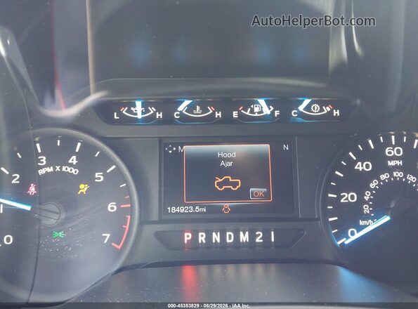 1FTEW1CP1HKE14598 2017 FORD F150 Red უკანა სავარძლების ხედი