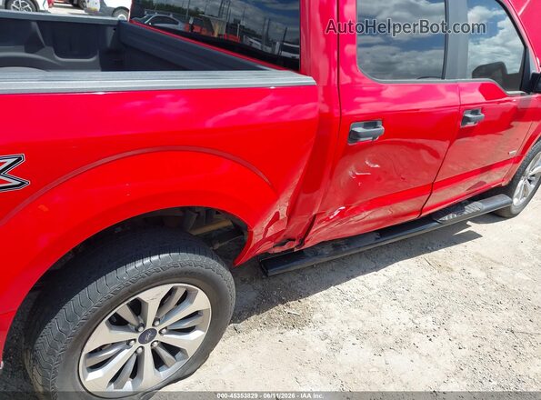 1FTEW1CP1HKE14598 2017 FORD F150 Red წინა ხედი