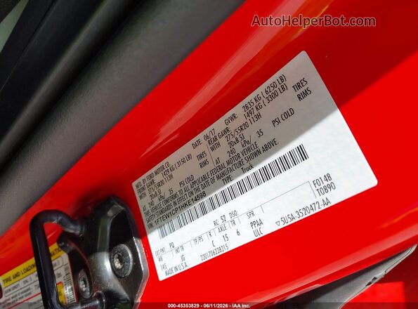 1FTEW1CP1HKE14598 2017 FORD F150 Red ძრავის განყოფილების ხედი