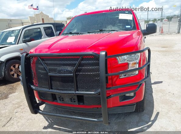 1FTEW1CP1HKE14598 2017 FORD F150 Red უკანა სალონის ხედი