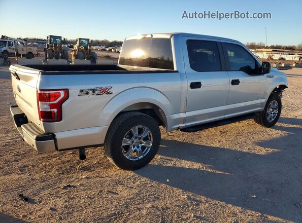 1FTEW1CP1JKF54169 2018 FORD F150 Silver Rear right