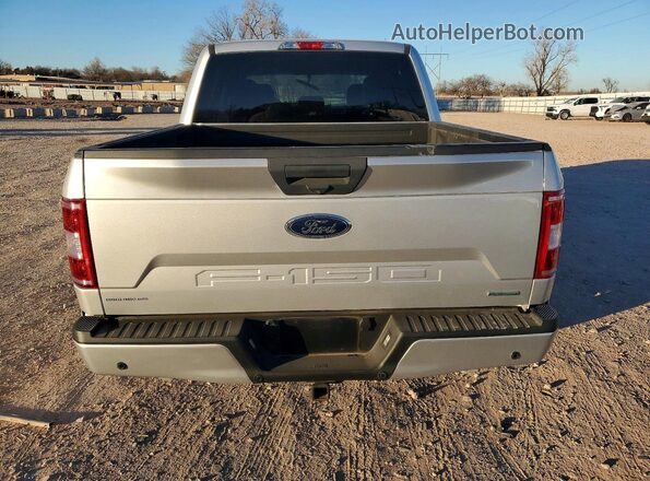1FTEW1CP1JKF54169 2018 FORD F150 Silver Rear view