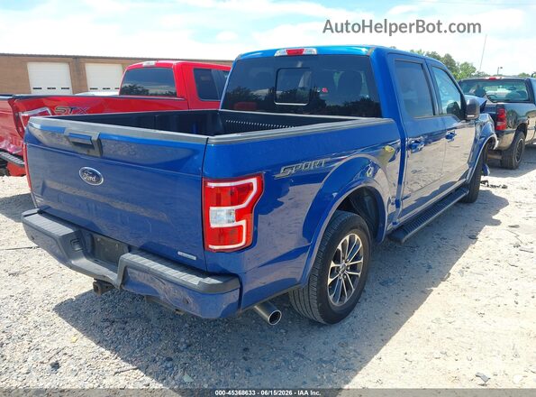 1FTEW1CP2JFA13043 2018 FORD F150 Blue Tył prawy