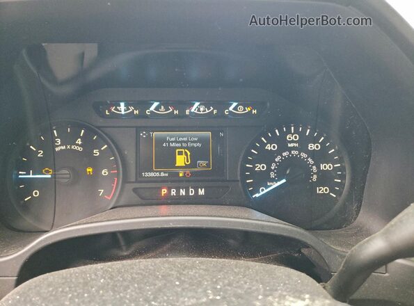 1FTEW1CP2JFB72175 2018 FORD F150 Gray Instrument cluster view