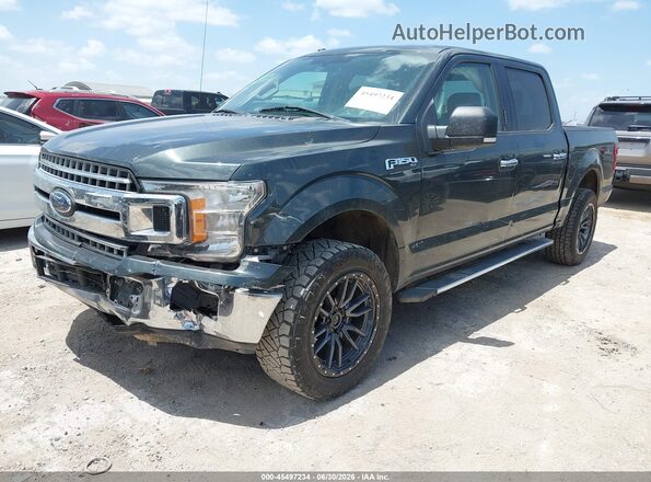 1FTEW1CP2JKC20975 2018 FORD F150 Green Передня ліва чверть