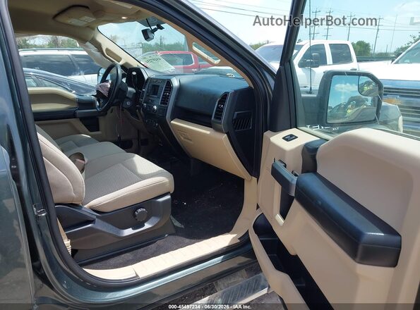1FTEW1CP2JKC20975 2018 FORD F150 Green Вид салону спереду