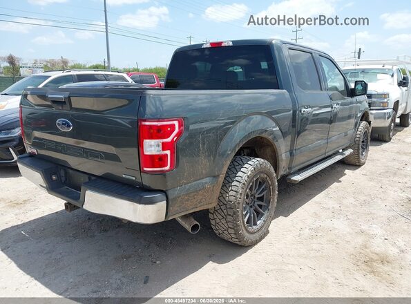 1FTEW1CP2JKC20975 2018 FORD F150 Green Задня права чверть