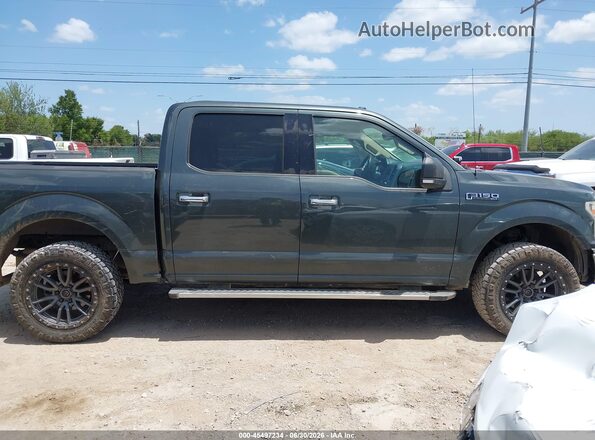 1FTEW1CP2JKC20975 2018 FORD F150 Green Вид задньої частини салону