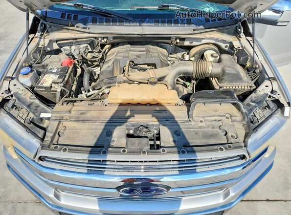 1FTEW1CP2JKC20992 2018 FORD F150 Silver Вид задньої частини салону