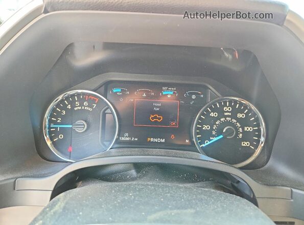 1FTEW1CP2JKC20992 2018 FORD F150 Silver Вид щитка приладів