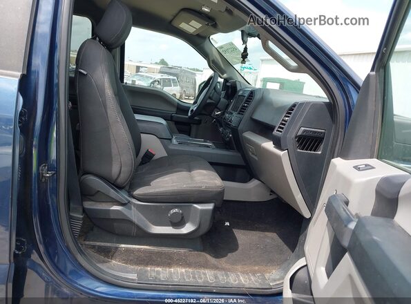 1FTEW1CP2JKD43286 2018 FORD F150 Blue Front interior view