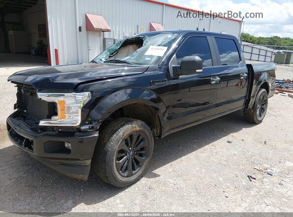 1FTEW1CP2KKD63099 2019 FORD F150 Black Առջևի ձախ երեք քառորդ տեսարան