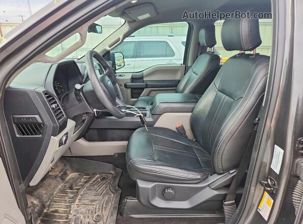 1FTEW1CP2LKD87310 2020 FORD F150 Gray Vista interior delantera