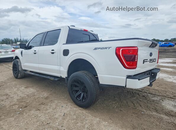 1FTEW1CP2MFB91586 2021 FORD F150 White Հետևի ձախ