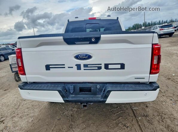 1FTEW1CP2MFB91586 2021 FORD F150 White Հետևի տեսք
