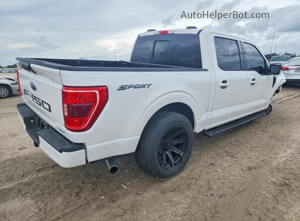 1FTEW1CP2MFB91586 2021 FORD F150 White Հետևի աջ