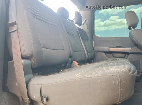1FTEW1CP2PKE61427 2023 FORD F150 Gray Rear seats view
